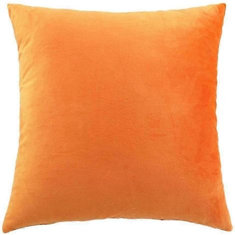 Housse de coussin géométrique blanche de 50 cm pour décoration intérieure-Orange 50 x 50cm