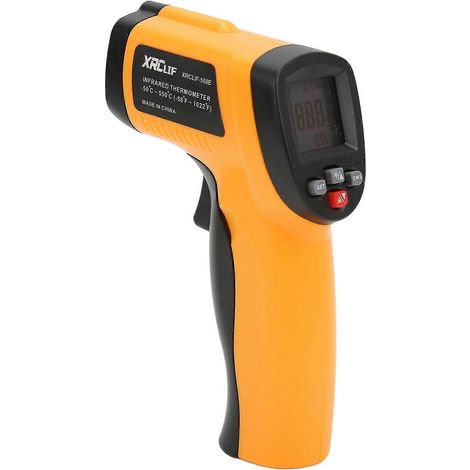 XRCLIF -50-550℃ Infrarot-Thermometer, berührungsloses Handthermometer für industrielle Anwendungen