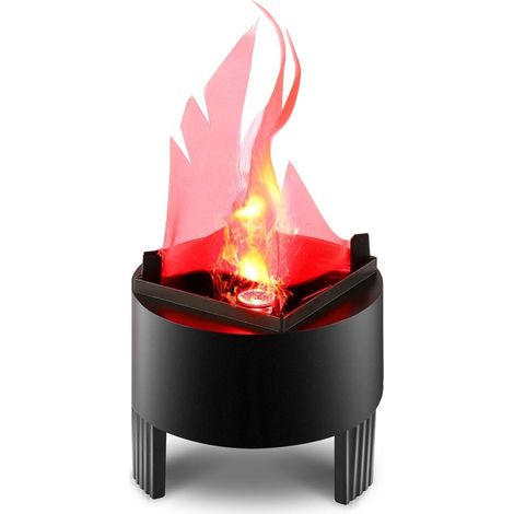 Lámpara de llama, luz LED con marco, llama, fuego artificial, lirio rojo, adecuada para Halloween, Navidad, fiestas, espectáculos, decoración navideña, ambiente, uso interior y exterior, de pie (1/5)