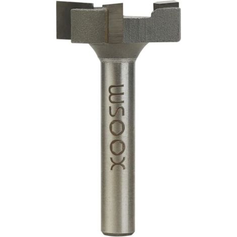 Fraise À Rainurer - Carbure De Tungstène - Diamètre Tige 6 Mm - Tête De Coupe 25 4 Mm - Pour Bois - 1 Pièce