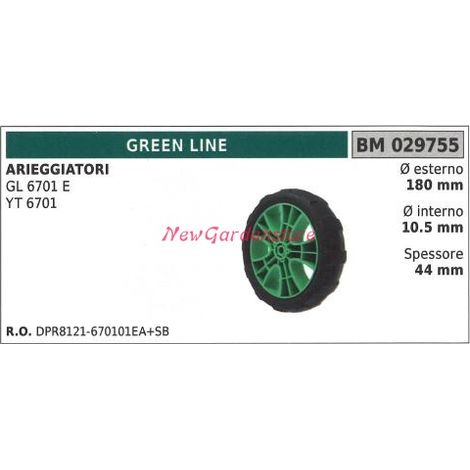Rueda escarificadora GREEN LINE GL 6701 E YT 6701 029755