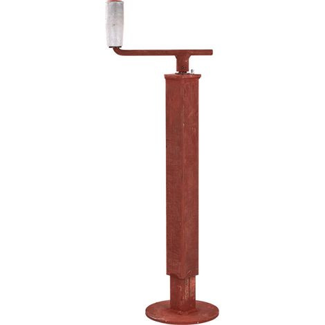 Dema – Béquille carrée pour remorque 50x50 mm – Charge 500 kg – Levée 175 mm – Pied de 160 mm pour stabilité optimale