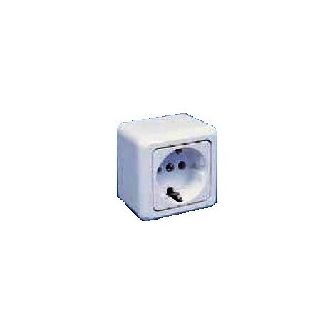 Base de enchufe schuko de superficie 6711.790 de Coma