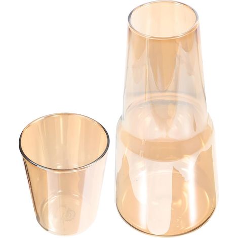 carafe en verre de 800 ml avec gobelet et couvercle apte au (1/5)