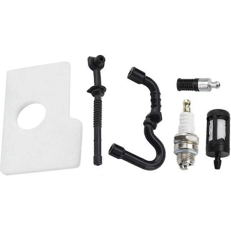 Kit filtre à air et bougie d'allumage pour tronçonneuse Stihl 017 018 MS170 MS180 (1/5)