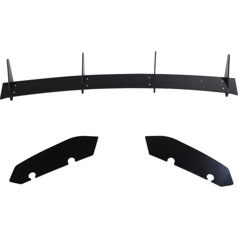 Lot 3 Becquets Diffuseur Inférieur Bouclier Arrière Splitter Gloss Noir Kit Carrosserie Compatible SEAT LEON MK3 CUPRA Berline (1/5)