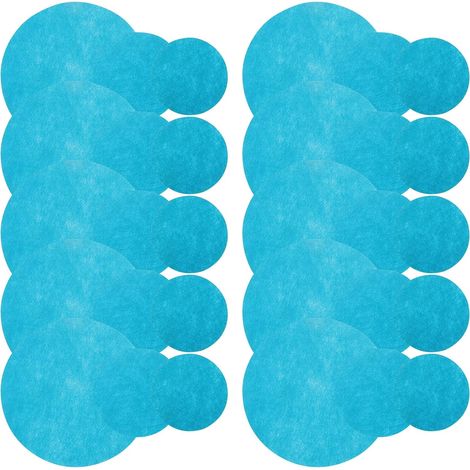 Lot de 24 Protège-Pots en Feutre Bleu pour Vaisselle et Céramique, Tapis Léger Anti-frottement pour Transport et Emballage (1/5)