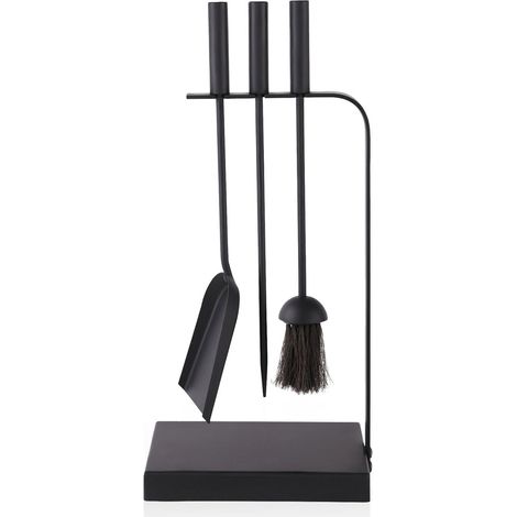 Kaminbesteck set - 4 teiliges metallzubehor
