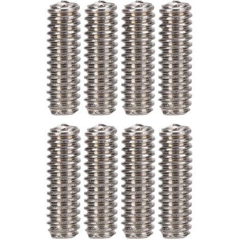 50 Vis de réglage sans tête en acier inoxydable A2-70, kit de fixation M2x6 pour bricolage et assemblage (1/5)