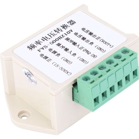 Convertisseur Fréquence-Tension FVS-500Hz 10V, Module 0500Hz vers 010V avec Boîtier (1/4)