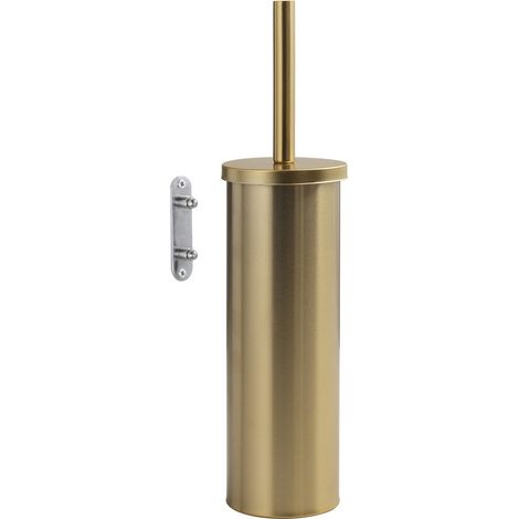 Scopino Wc Da Muro In Acciaio Inox Oro Matt  Ginestra