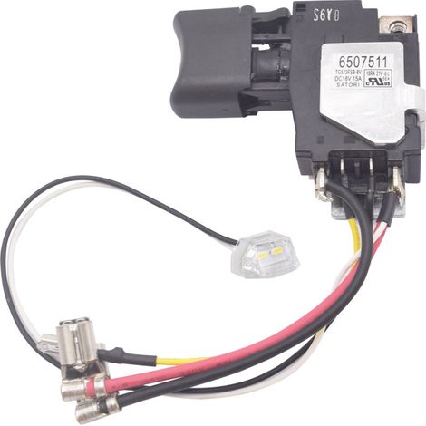 18V-Schalter 6507529 650751-1 kompatibel mit TD152D, XDT11, DTD152Z und DTD152
