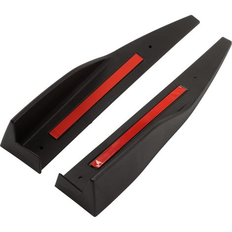 Spoiler de Jupe latérale, 2pcs empêchent Les Rayures résistant à la Chaleur élégant diffuseur d'ailettes à Bascule résistant à l'usure pour Les Voitures, Décorations Automobiles (1/5)