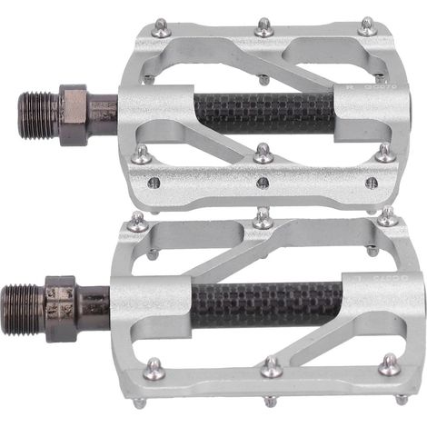GUB Mountainbike-/Rennradpedale, 1 Paar, 3 Lager, mit rutschfesten Pins (Titan) (1/5)