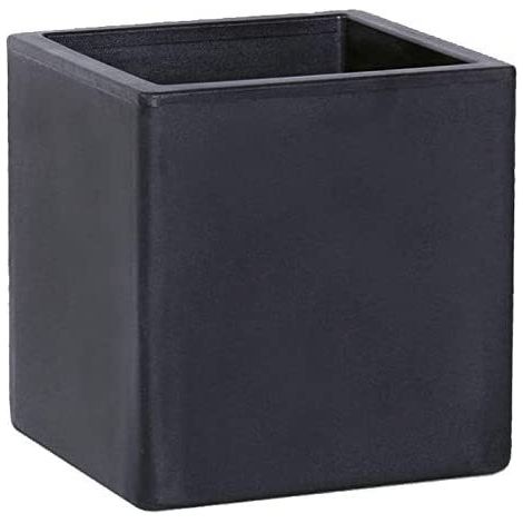 VASO CUBO VIAREGGIO 35X35XH33CM INDUSTRIAL GREY LI