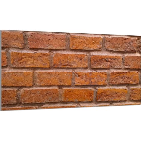 Placa protectora de vidrio para estufa 90x52 Ladrillo (1/5)