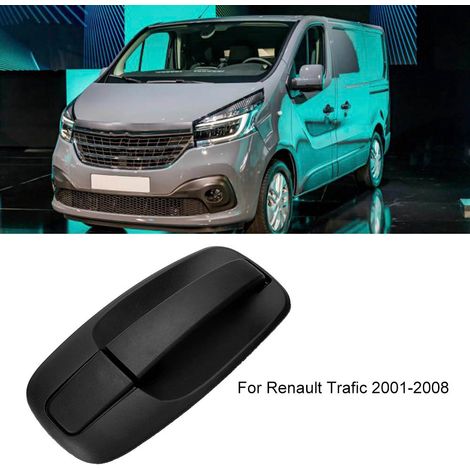 Poignée de porte intérieure arrière noire, gauche et droite, compatible avec Renault Trafic 2001-2008 (1/5)