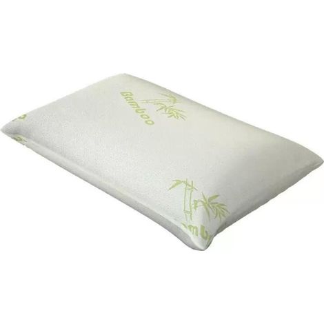 Pack de deux oreillers en flocons anti-allergiques 100% viscoélastiques à l'aloe vera 70 cm (1/4)
