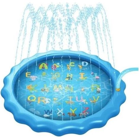(Bleu)Tapis de piscine pour enfant - Splash Play - 170cm - Arroseur à air - Bleu (1/4)