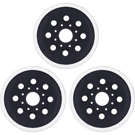 Plateau de ponçage de rechange de 5 pouces à 8 trous avec fixation auto-agrippante pour ponceuse GEX125-1AE (1/5)