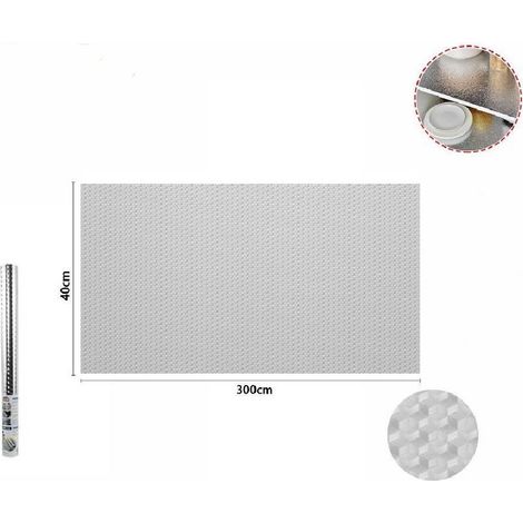 TrAdE Shop Traesio - Rotolo Adesivo Alluminio 40cmx3mt Per Cassetti Mobili Armadi Parati Cucina 70501 - (1/5)