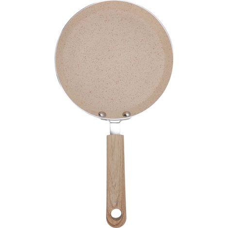 Antihaftbeschichtete 18-cm-Pfannkuchenpfanne aus Aluminiumlegierung mit flachem Boden für das Frühstück (1/5)