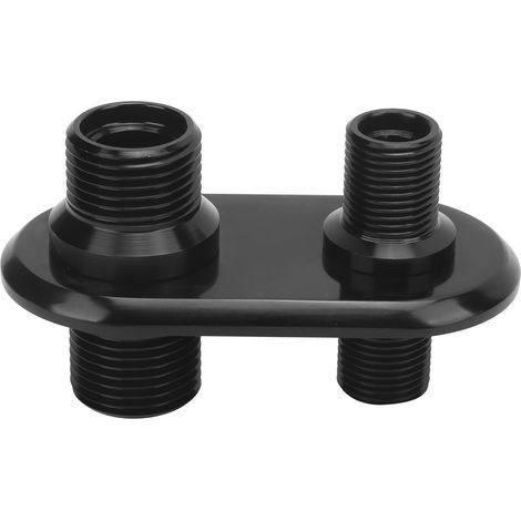 2-Port-Klimaanlagen-Durchführungsstecker, universeller Ersatz für Hot Rods, schwarz (1/5)