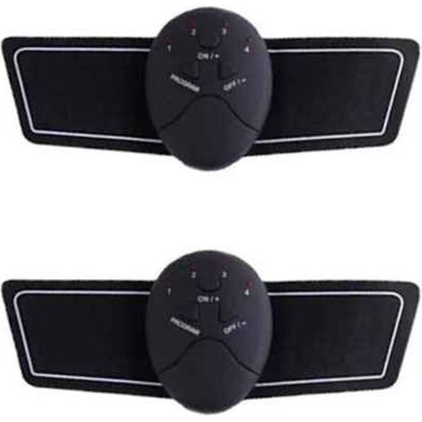 3 pièces stimulateur musculaire EMS, électrodes intelligentes pour abdominaux, bras et jambes, kit fitness sans fil, usage domestique
