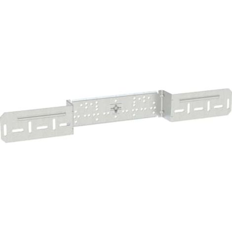 Geberit FlowFit Piastra di montaggio sfalsata, doppia, distanza di collegamento 10 cm o 15.3 cm, 650.732.00.2