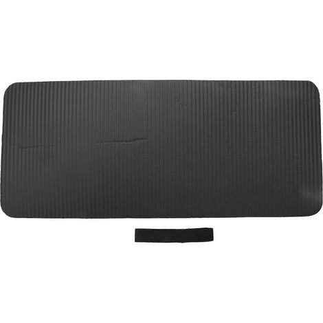 Lot de 5 tapis d'entraînement Pilates, extra épais, 60x25x1,5 cm, coussins pour genoux de yoga, offrant un soutien supplémentaire pour les genoux, les poignets et les coudes, noirs. (1/5)