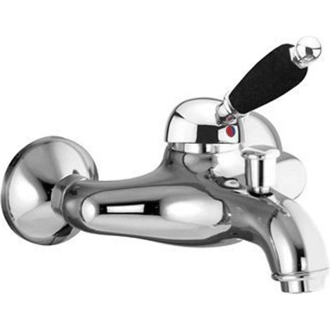Sapho Kirké Black - Miscelatore per vasca da bagno, cromo KI10NC (1/5)