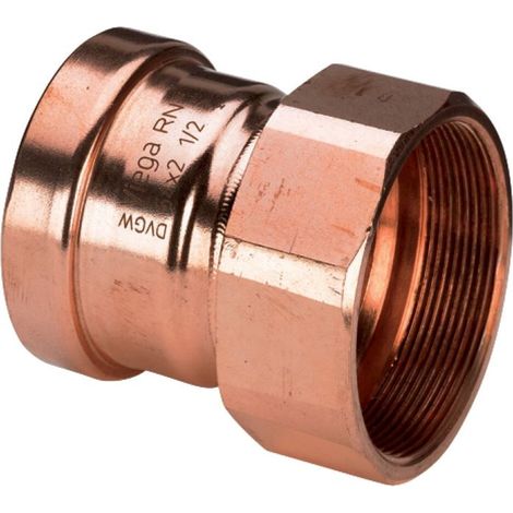 adaptateur Viega Profipress XL 577667 64 mm x Rp 2 2000 / 2, cuivre, SC-Contur, polygone