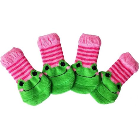 M Rabbit Rutschfeste Pfotenschutz-Socken für Haustiere, süße Katzen, Welpen und Hunde (1/5)