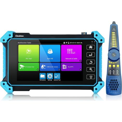 Testeur de Vidéosurveillance 5.4" Écran Tactile IPC-5100C Plus- Prise en Charge 4K 8MP AHD CVI TVI CVBS IP Caméra Tester Traqueur de Câble, Prise en Charge POE PTZ HDMI VGA WiFi RS485 RJ45 (1/5)