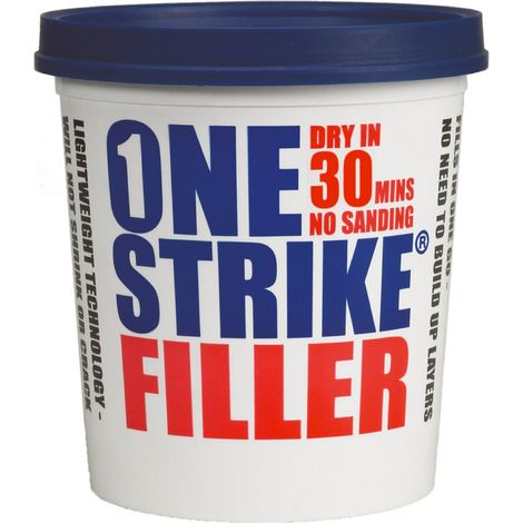Everbuild Sika One Strike Filler 1 Litre - High-Performance Multi-Purpose Wall and Crack Filler (1/5)