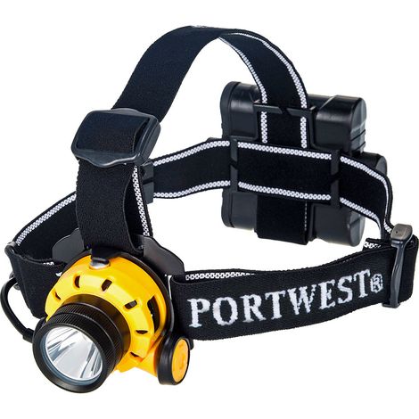 Ultra Power Stirnlampe - Gelb/schwarz - Portwest