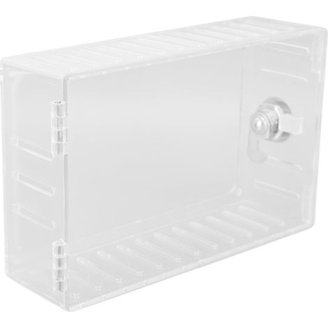 Thermostat universel garde thermostat clair boîte de verrouillage en plastique Thermostat serrure boîte avec clé