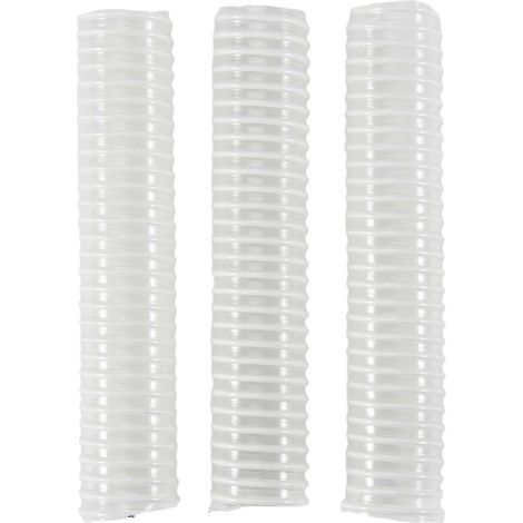 Lot de 3 tuyaux de rechange de 1-1/2 pouce pour embout inférieur compatibles avec les aspirateurs Shark Rocket NV341, NV470, NV500, NV501 et UV560 (1/4)