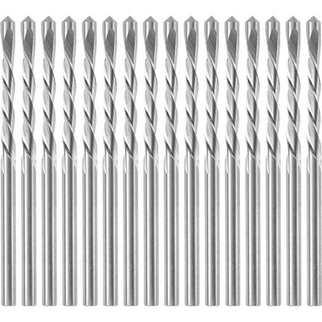 Foret de Coupe à Pointe Pilote pour Cloison Sèche GP16 1/8 Pouces (Lot 16), Sèche, Convient Aux Scies Spirales Fermeture Éclair Rotatives