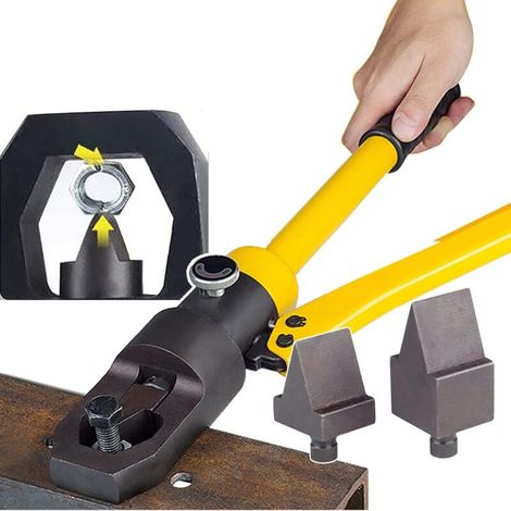 Professional Nut Splitter, Hydraulic + Manual + 10 Tons, Cutting Range: M8-14/M16-M24, for Cutting Rusty/Non-Rotating Nuts (1/5)