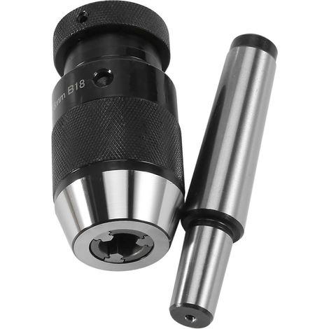 Mandrin de perçage sans clé 0,2-16 mm B18 + MT3 M12 DIN228A à queue conique Morse (1/5)