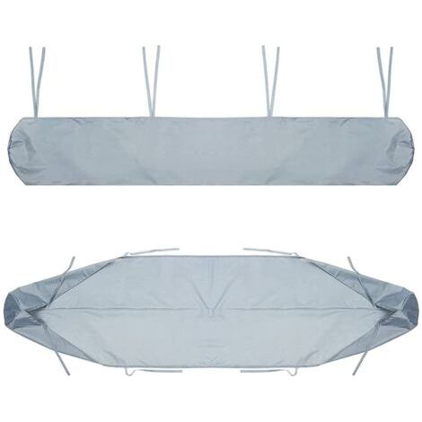 Auvent DeTerrasse, De Terrasse De Rangement Housse Auvent, Protection La Neige Anti-poussiere en Imperméable(2m,Silver) (1/5)