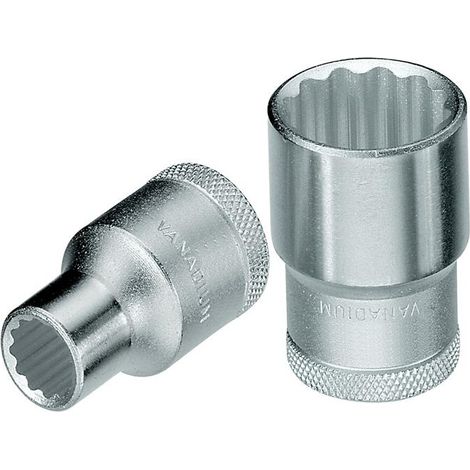 Gedore  vaso  de  impacto  D  19  1/2″  12  caras  SW  25  mm  -  6134950 (1/4)