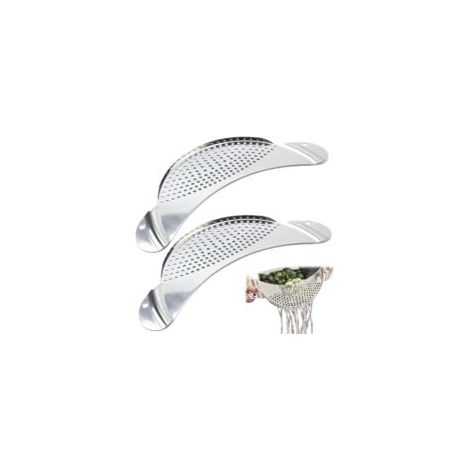 Passoire Inoxydable - 1 pièce, Passoire Inoxydable Anti-Brûlure 33cm - Pour Pâtes/Légume/Fruit (1/5)