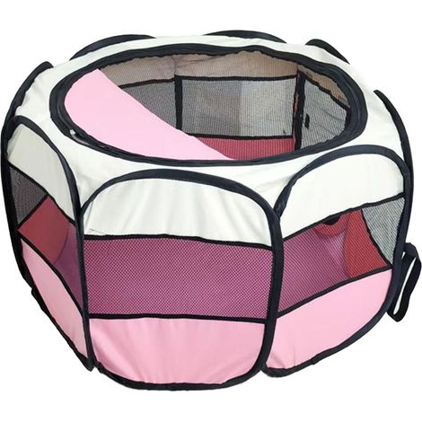 Parc pour animaux de compagnie pliable, portable, imperméable et multifonctionnel, tente d'exercice pour une utilisation intérieure et extérieure (1/2)