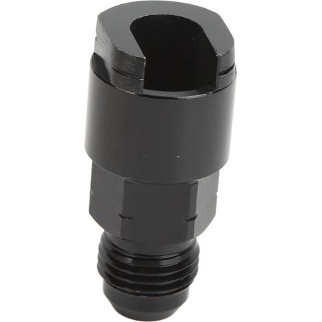 Raccord rapide AN6 3/8 pouces aluminium noir anodisé étanche adaptateur EFI mâle poussé ligne carburant, connecteur démontage rapide (1/5)
