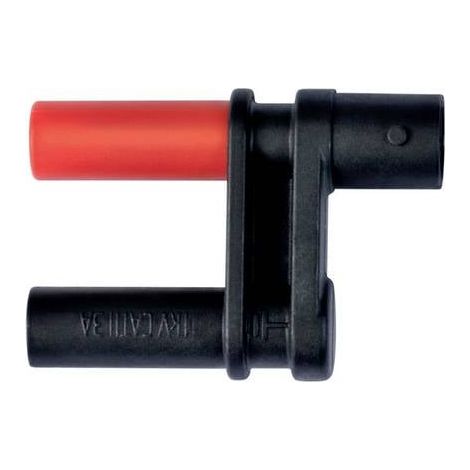 Schützinger SABNC 7006 / F / SW Spina adattatore Spina 4 mm - BNC isolata Rosso/Nero