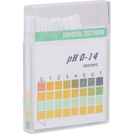 100 Stück pH-Papier-Teststreifen, professionelle Messstreifen, präzise und universell einsetzbar für Kosmetik, Trinkwasser und Boden (pH 0–14) (1/5)