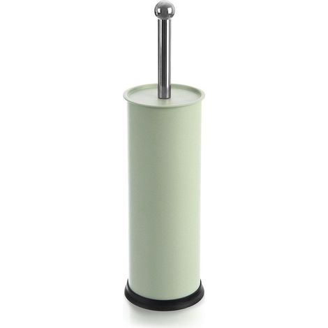 Scopino per WC con supporto in metallo verde, set WC 10x38,5 cm (1/5)
