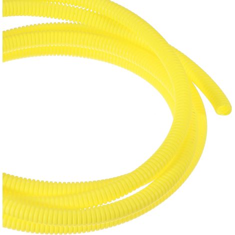 Gaine Fendue Tubulaire 9.5mm Protège-Fils pour Bureau Jaune (1/5)